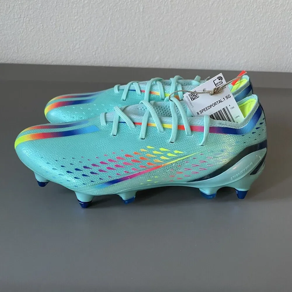 adidas X Speedportal.1 SG Aqua Soccer Cleats Elite Men’s Sz 4.5 Women’s Sz 5.5